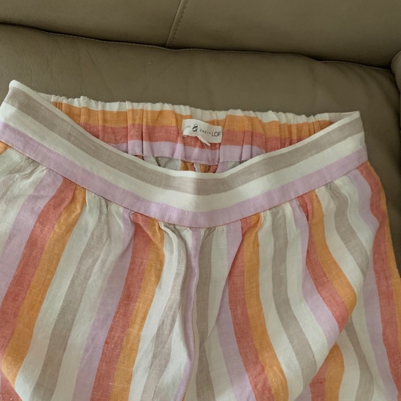 Lou & Grey Striped Wide Leg Linen Pants - Picture 5 of 9